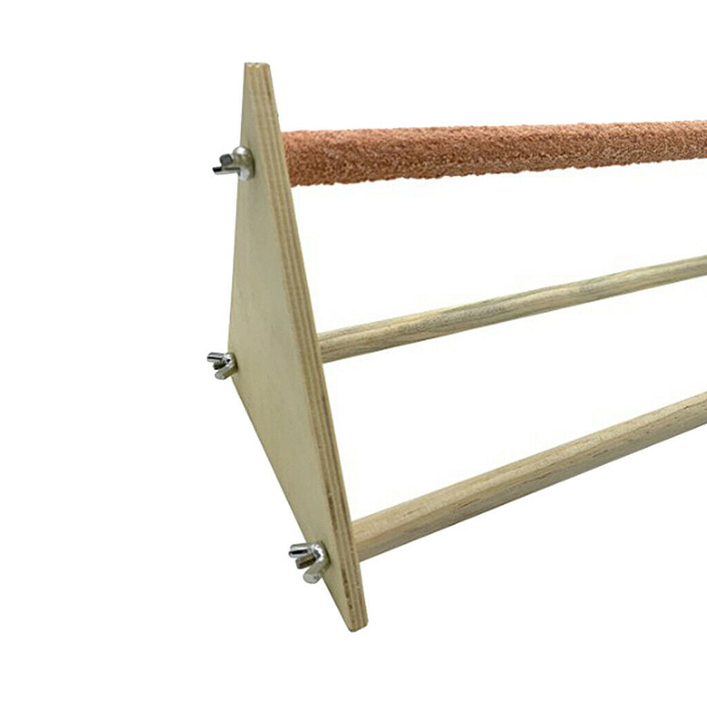 Chicken Perch Natural Wooden Chicken Stand, 40cm/15.75 Inches in Length
