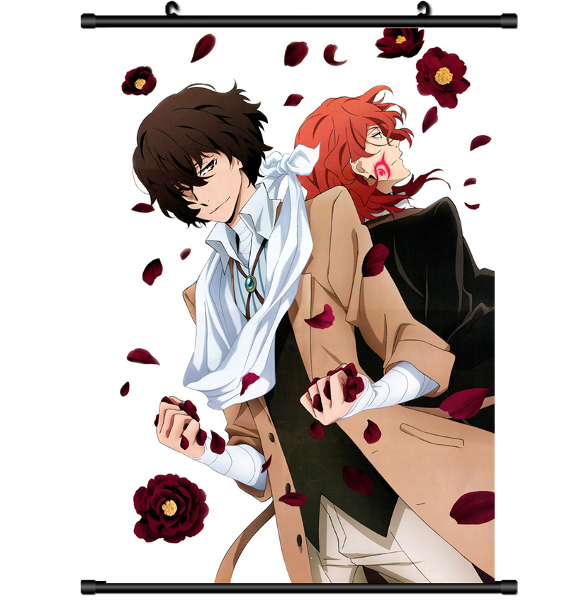 4460 Bungou Stray Dogs Anime Home Decor Poster Wall Scroll