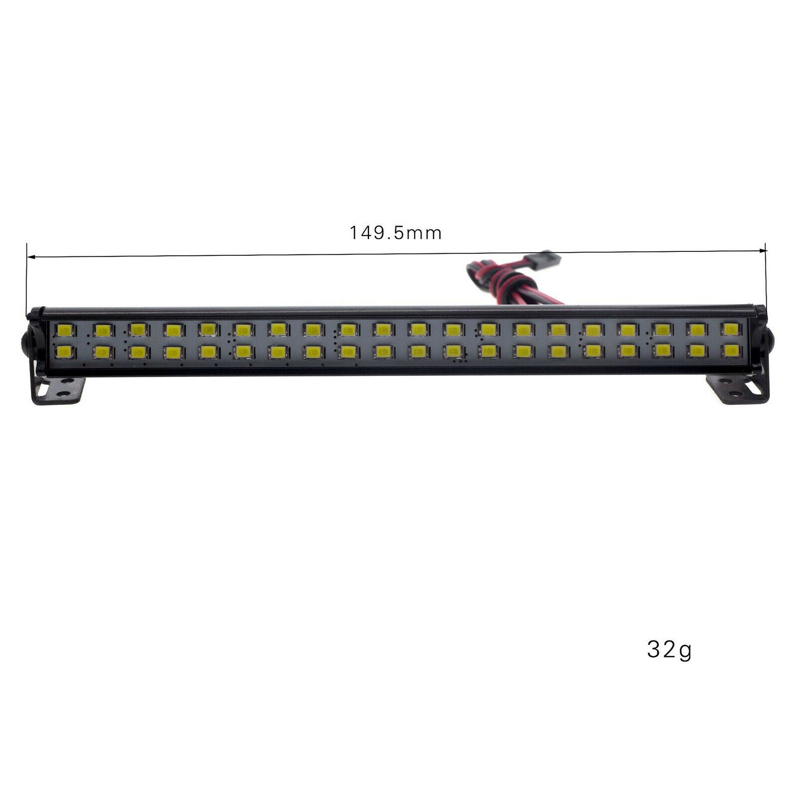 Bright LED Light Bar Roof Lamp for SCX10 D90 1/10 RC Crawler Car Parts
