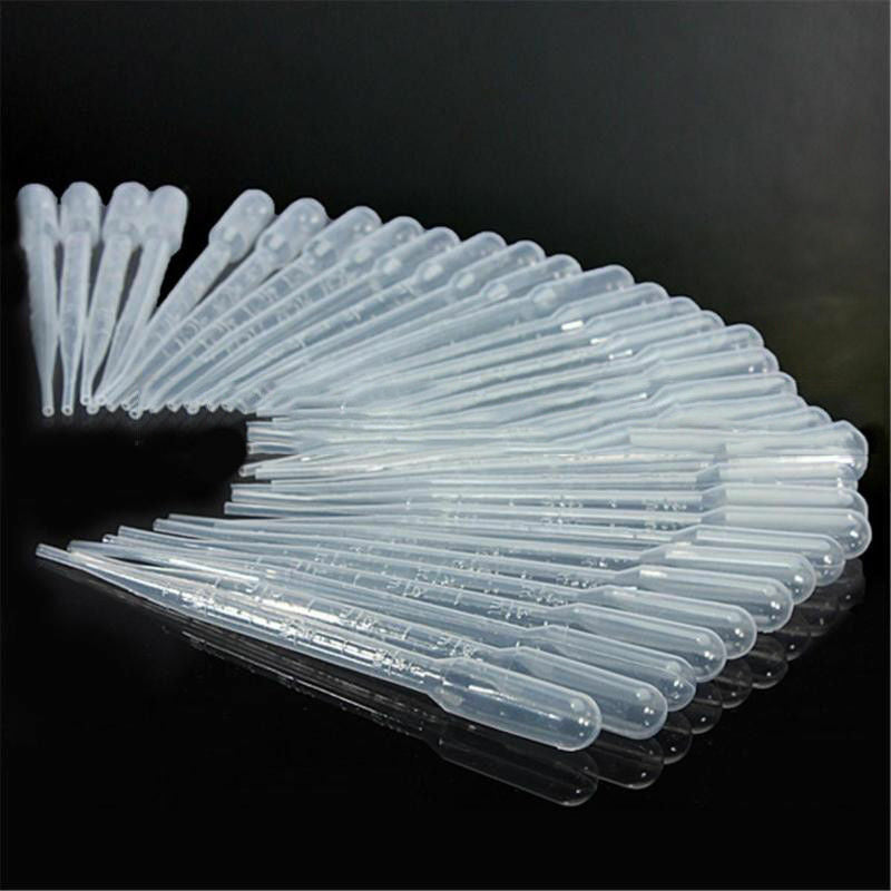200 PCS 3ml Disposable Polyethylene Eye Dropper Set