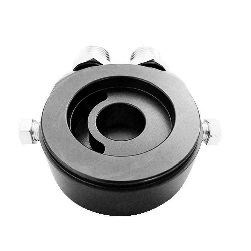 M20 x 1.5 An-10 Fitting Black Oil Filter Relocation Sandwich Plate Adapter Kit