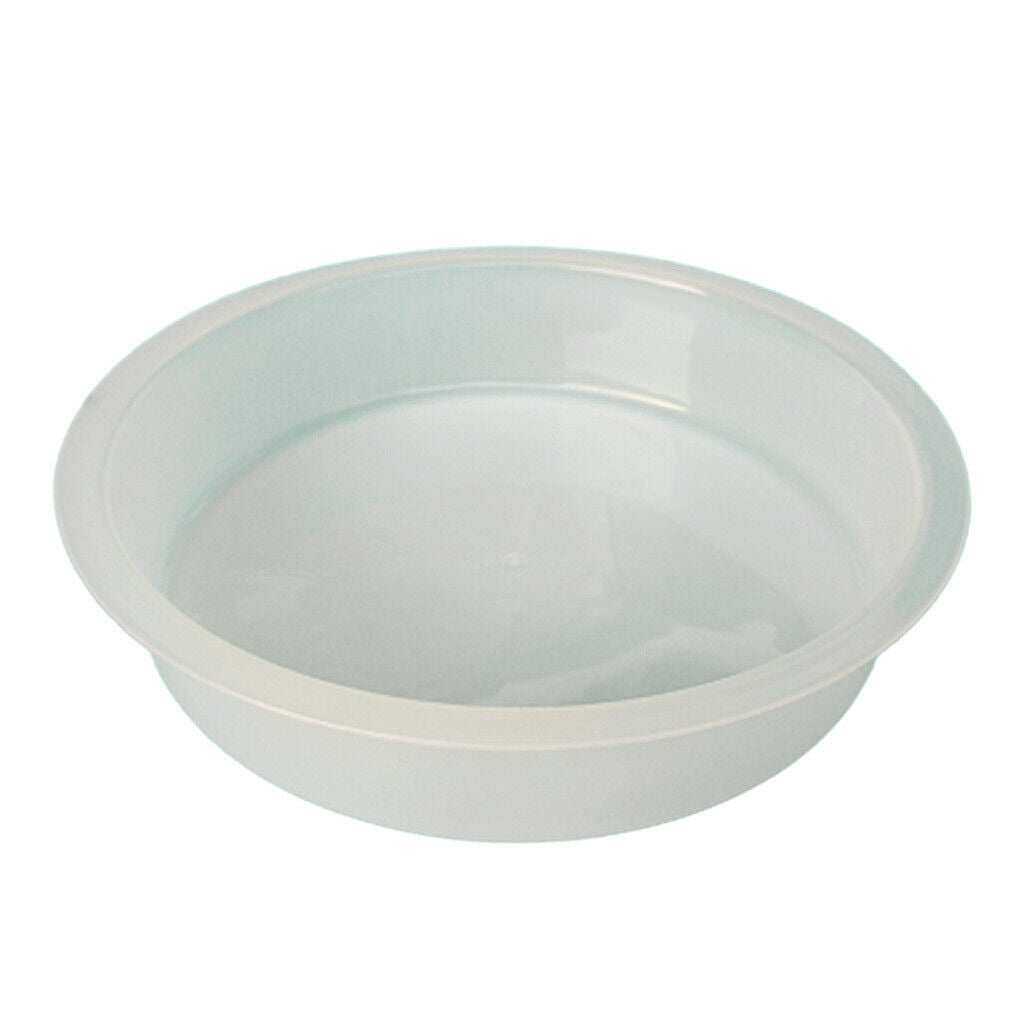Plastic Round Birds Feeding Tray Dish Feeder for Cockatiel Parakeet Durable