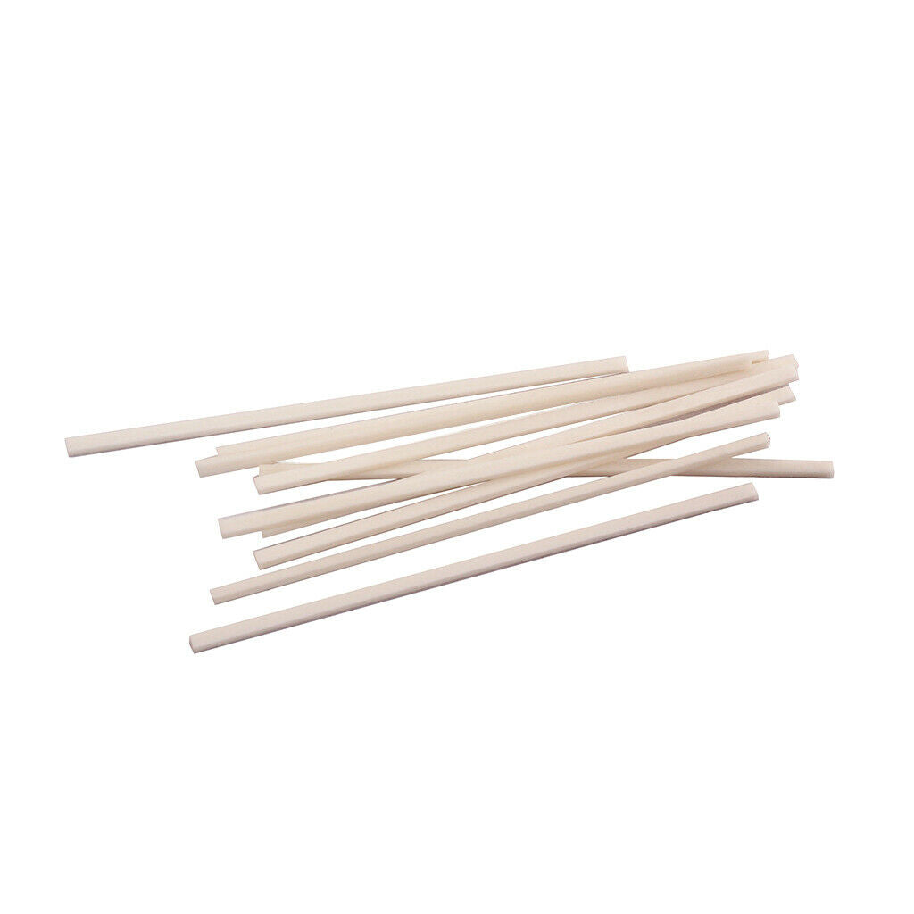 Pack of 10 Guitar Banjo Bridge Saddle Nut Blank Bone Strips String Instrument