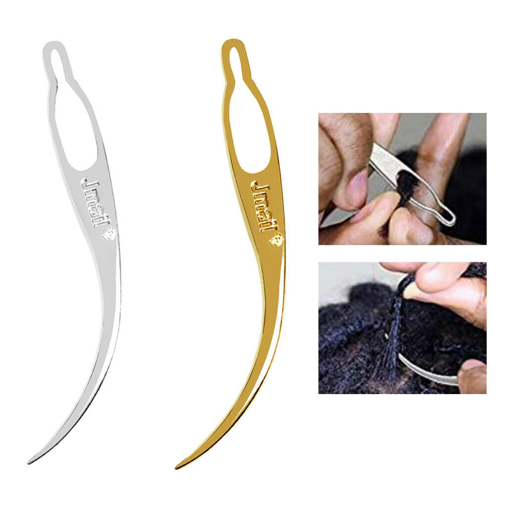 2 Pieces Dreadlocks Tool Dreadlocks Needle Hair Interlocking Braiding DIY