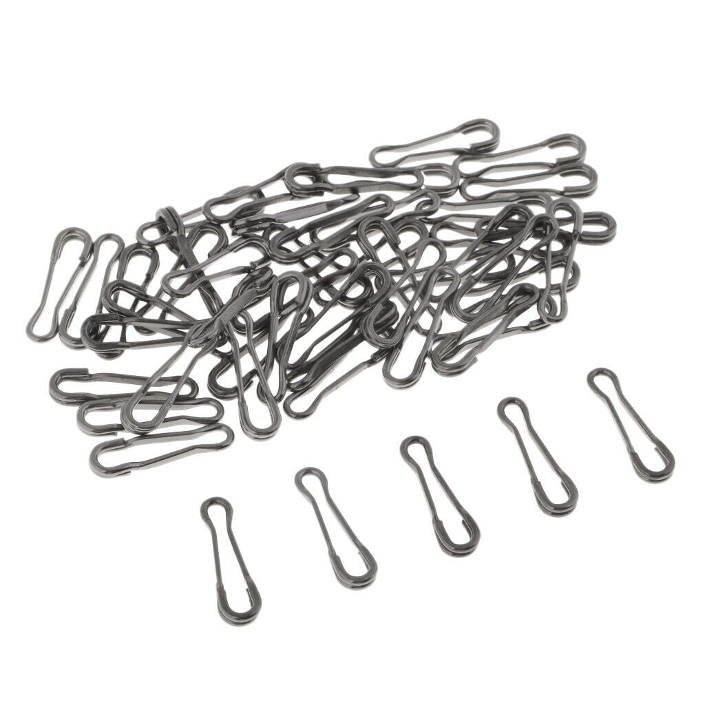 200pcs Baits Lures Clip Change Clip Hawaiian Snaps Baits 17mm 20mm 24mm 29mm