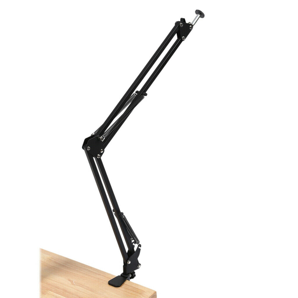 Microphone Stand Heavy Duty Boom Scissor Arm Stand for Broadcasting Recording