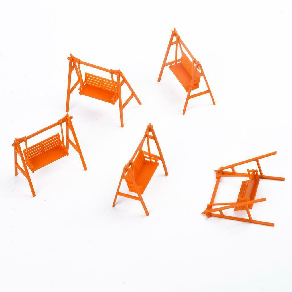 Minitures Ornament Decoration Furniture Toys Street Garden Decor Orange