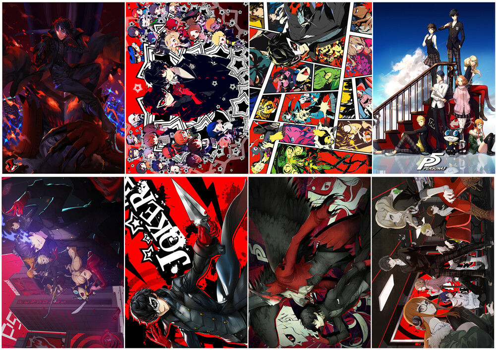 Shin Megami Tensei PERSONA 5 Polypropylene A3 8 pieces Posters poster PPP016