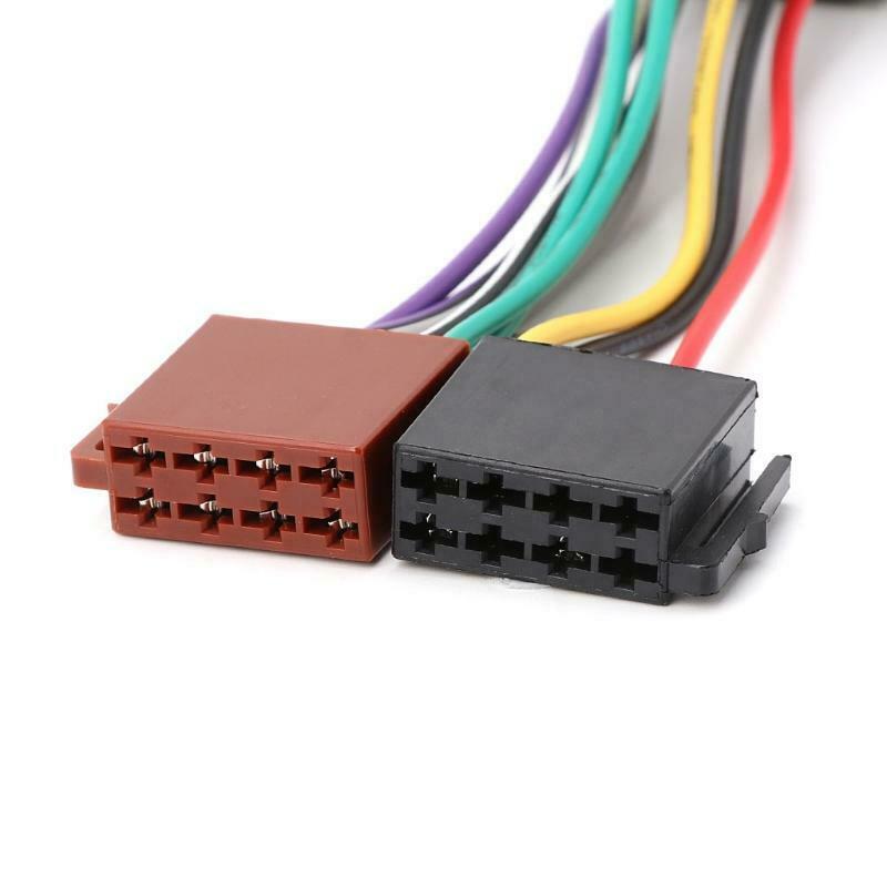Car Stereo Radio ISO Lead Cable Wiring Connector Adapter For Peugeot 207 307 407