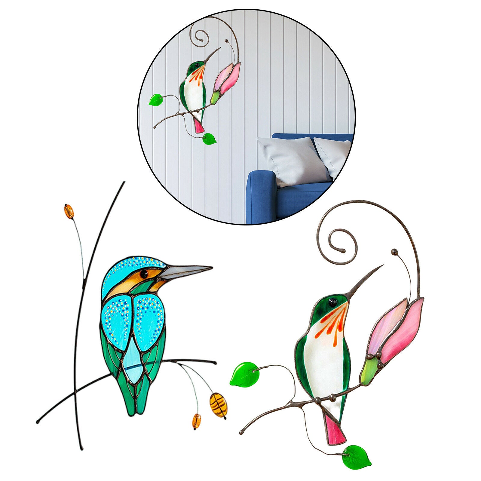 Glass Window Wall Stickers Art Decor Anti Collision Wall Decals Living Room