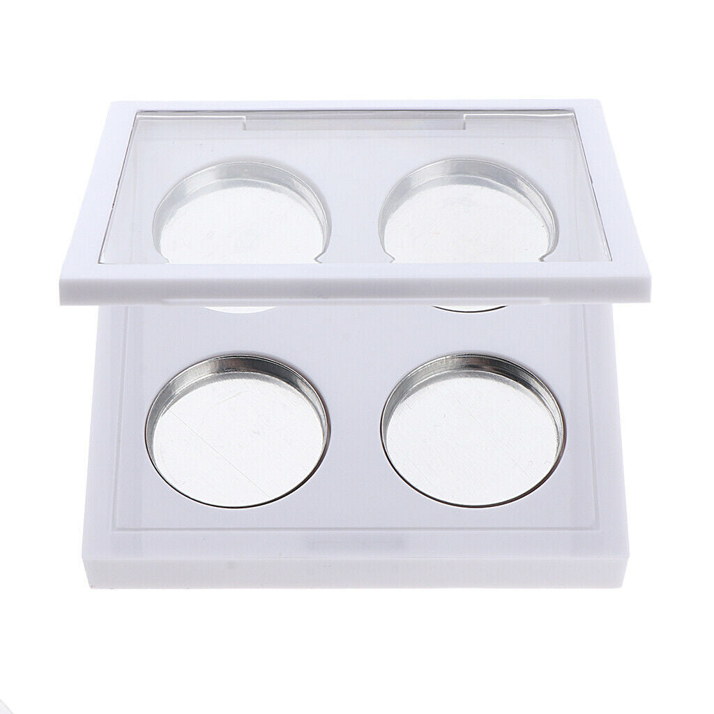 18x 4 Grids Empty Makeup Eyeshadow Palette Pressed Blush Powder DIY Case