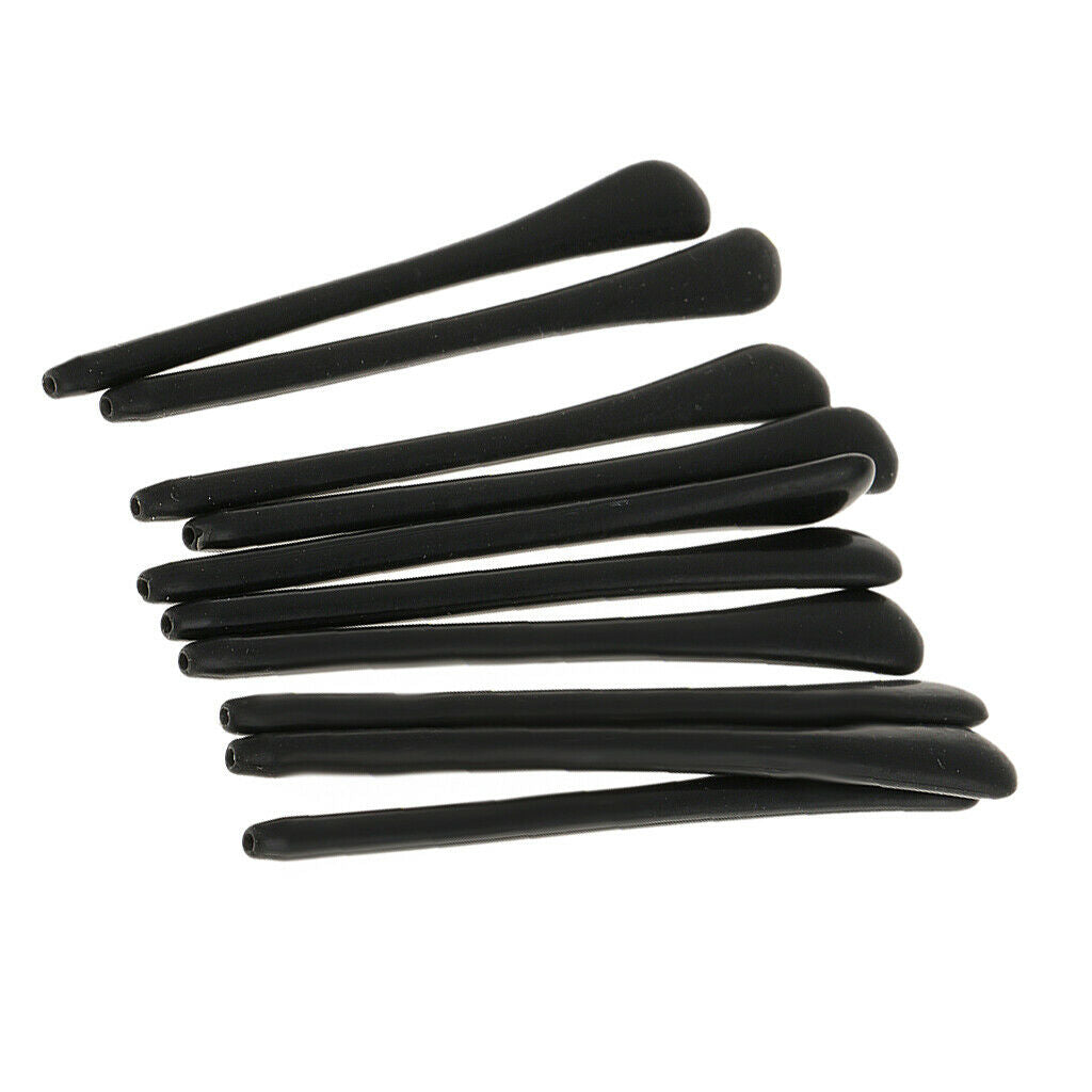 Expandable Ear Sock Tube Replacement with Silicone Eyeglass Tips 20 Pieces
