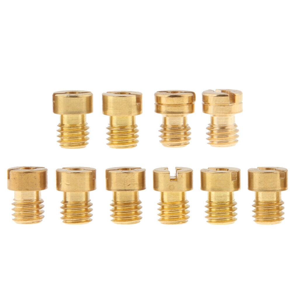 10pcs Main Jet Kit For  OKO KOSO PWK Carburetor 130 132 134 ... 150