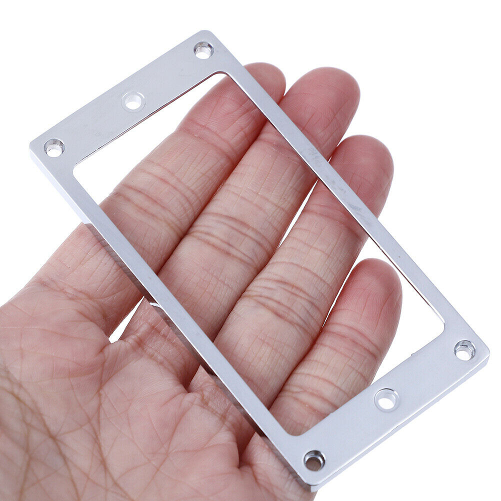 1Pc Metal flat humbucker pickup mounting ring frame for guitar JCh3M Rf