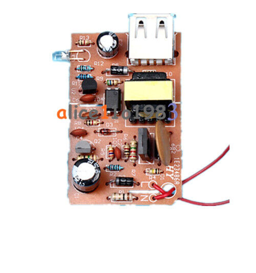 DIY Kit 5V 800mA Regulated Power Supply Units Precise AC-DC 220V to 5V