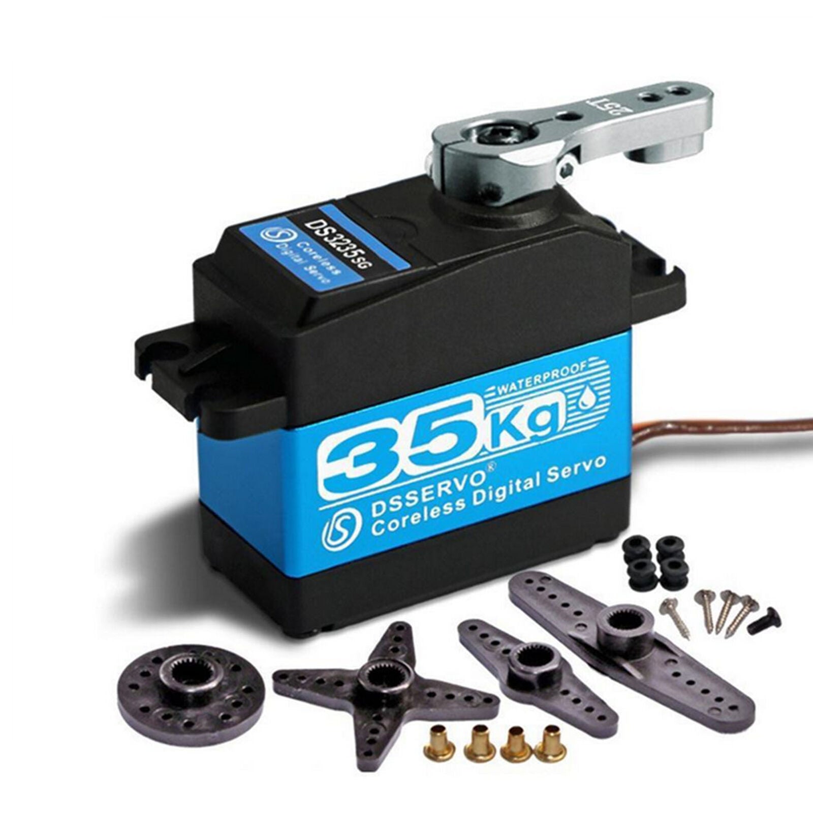 35kg High Torque Coreless Digital Servo Stainless Steel Gear Waterproof