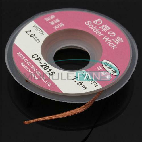 5 Feet 1.5m 2mm Desoldering Braid Solder Wick Remover Desolder Wire CP-2015