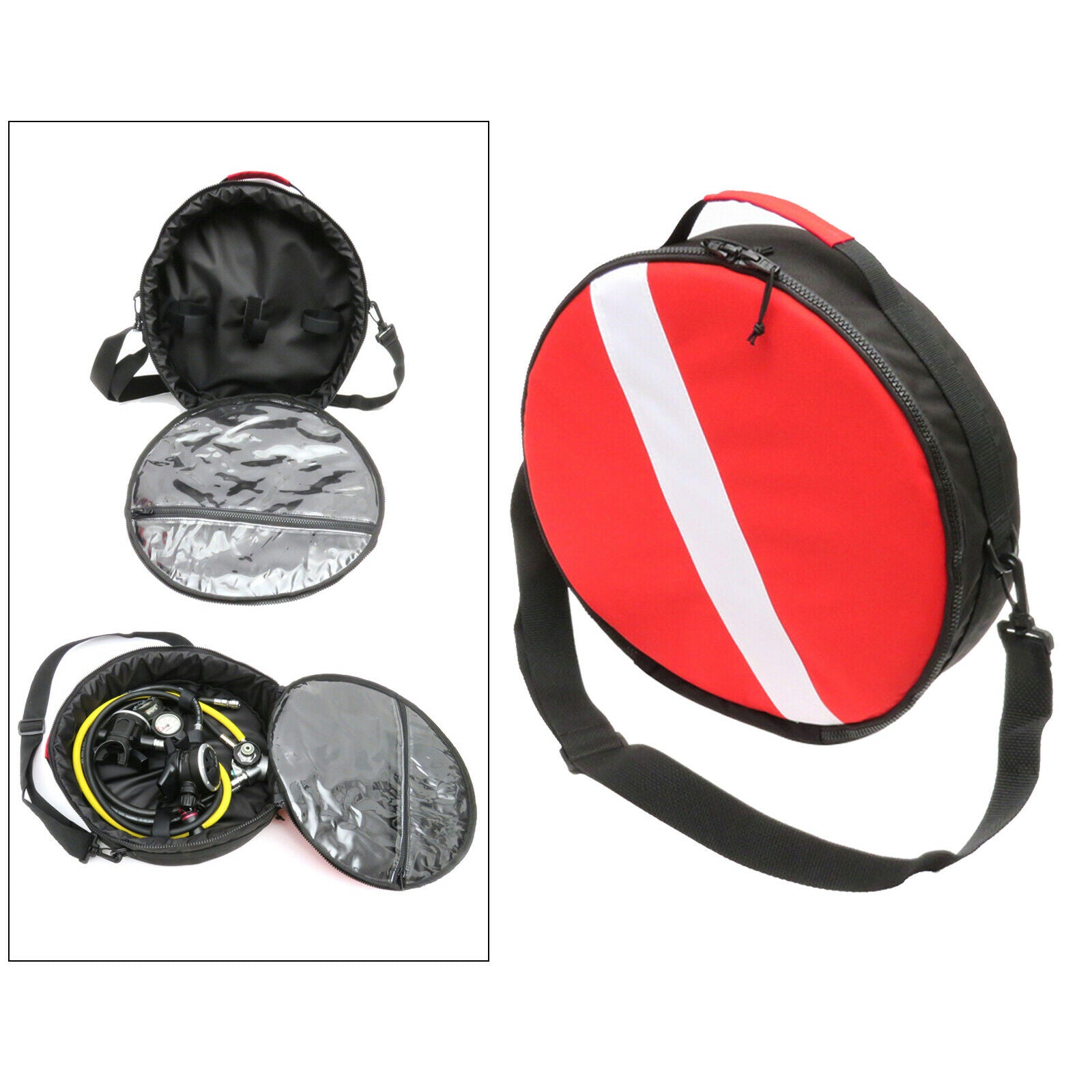 Professional Scuba Regulator Gear Bag Dive Flag Bag with Shoulder Strap