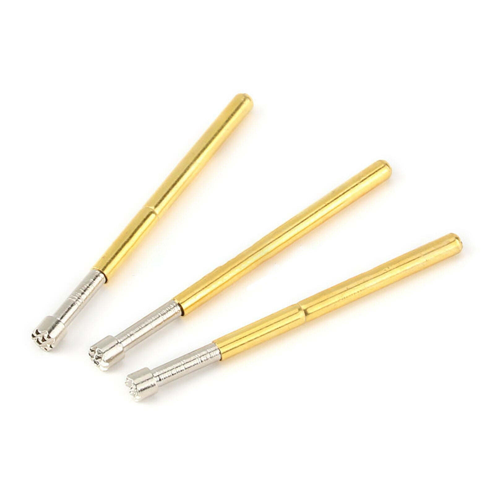 10x P125-H Spear Spring Loaded Test Probe Round Pogo Pin 9-Claws Torx Head 2.0mm