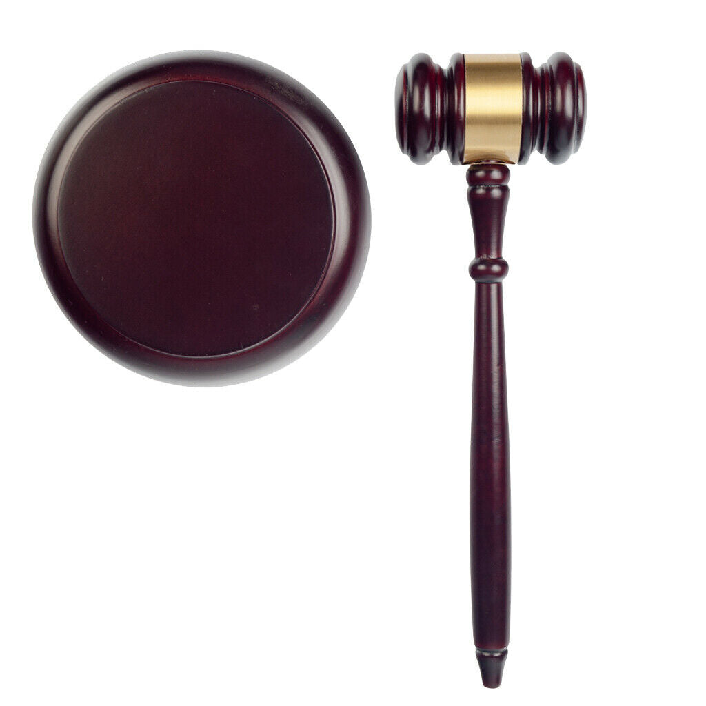 Handmade Auction Gavels, Wood Gavel and Block Set for Lawyers,Judges