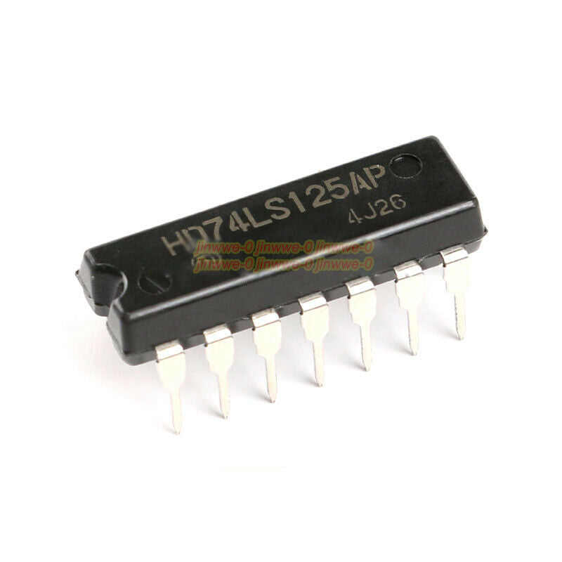 1pcs DIP HD74LS125AP logic chip bus buffer 4-way tri-state DIP-14 Chip