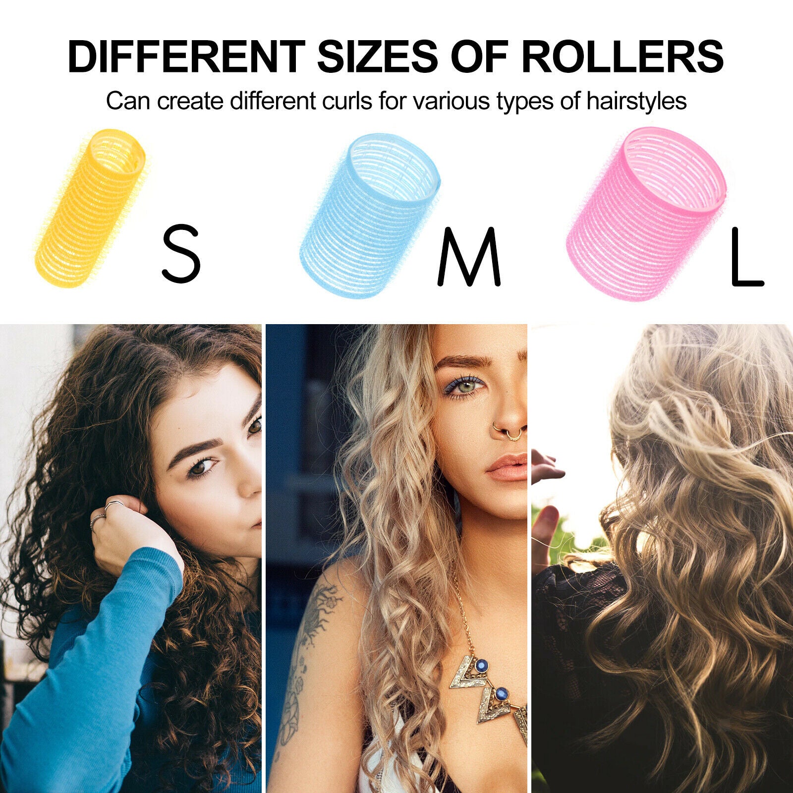 10 Hair Roller Curling Curls Hair Styling Tools DIY Hair Accessories 36mm