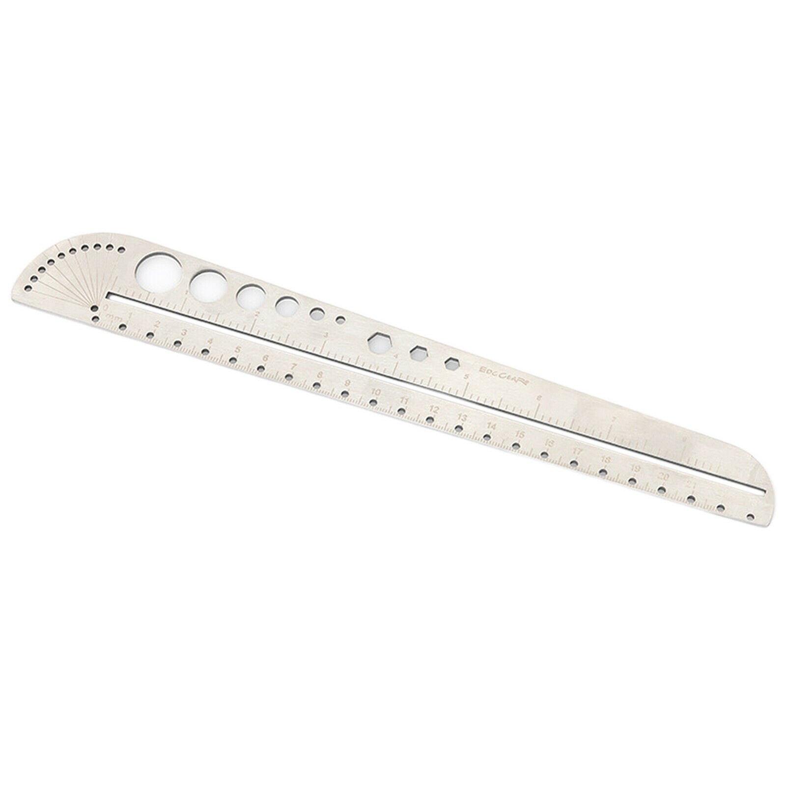 Metal Engineering Compass Protractor Finder Ruler Scale Measurement Drawing