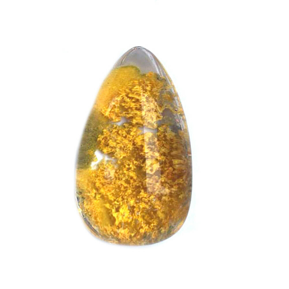 Natural Stone Ghost Phantom Quartz Crystal Gem Specimen Healing Stone Pendant BD