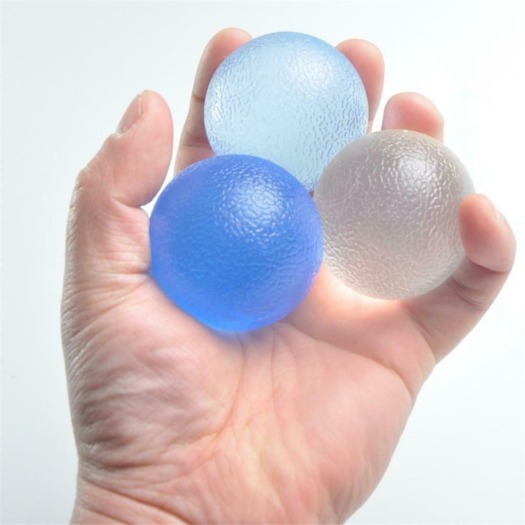 3pcs Fitness Fingers Palm Wrist Forearms Exercise Grip Balls Hand Squeeze