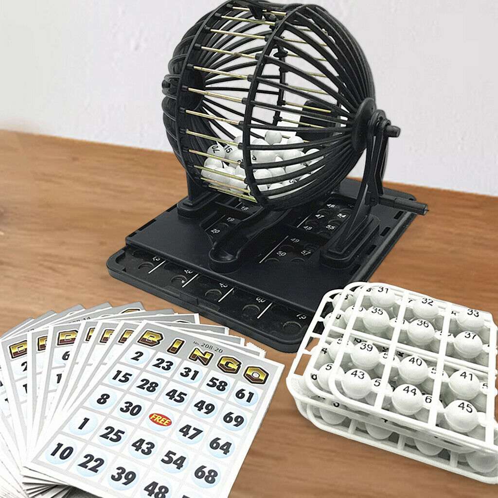 Reusable Bingo Neo Bingo Lotto Machine for Friend Home Party Entertainment