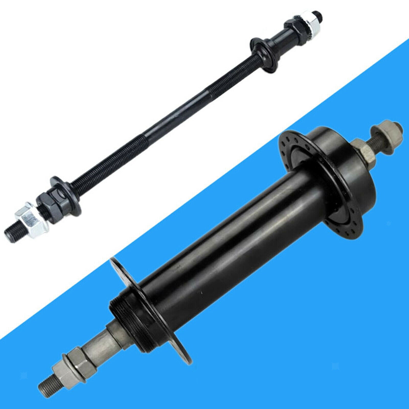 Lengthened 240mm Mountain Bike Hubs Rear Axle Solid Snow Bike Bicycle Repair