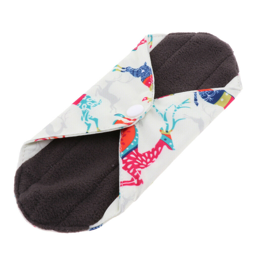 Bamboo Cloth Washable Menstrual Pad Sanitary Towel Pad for Women S