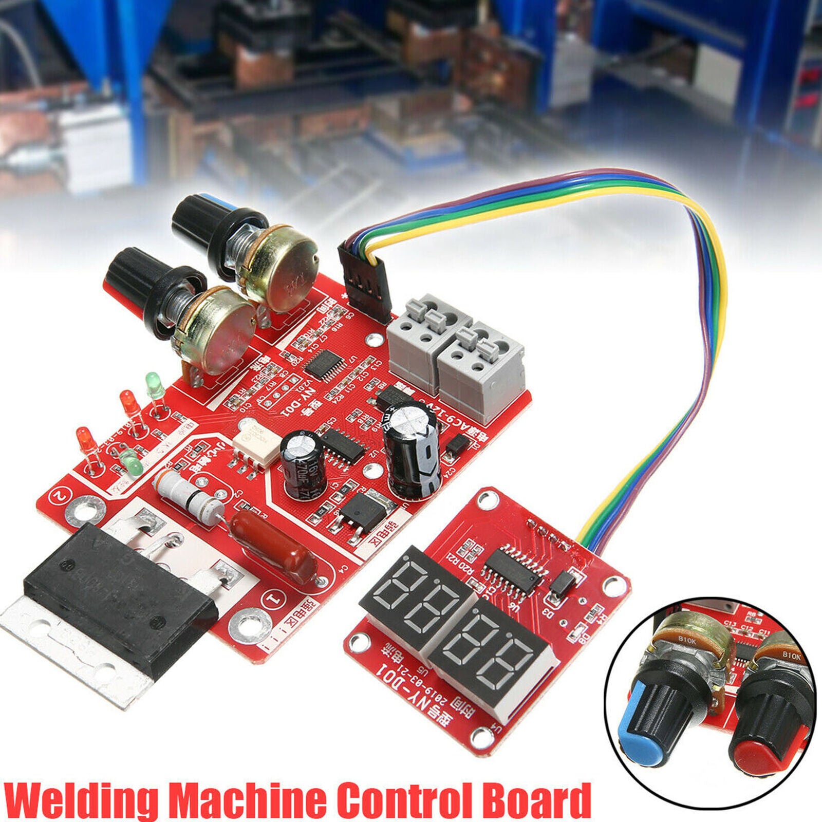Spot Welder Time Control Board 100A Updating Current with Display Digital