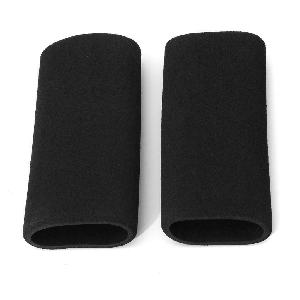 (2) Motorbike Slip On Foam Anti Vibration Comfort Soft Handlebar Grip