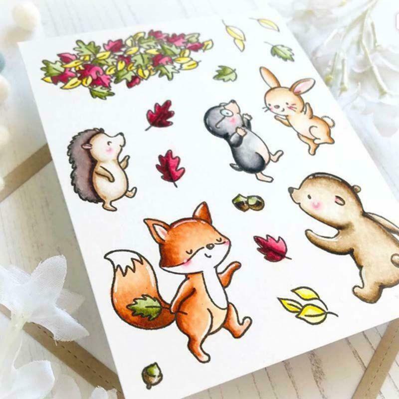 Animal Friends Metal Cutting Dies Stencil DIY Scrapbooking Paper Card Embossing
