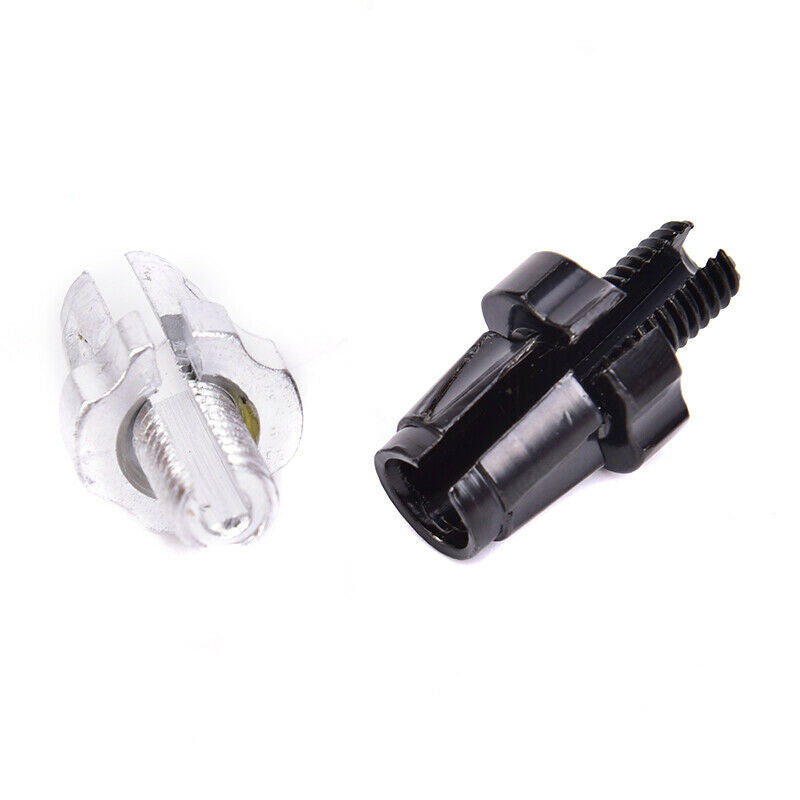 1Pc Alloy M7 Bicycle Screw Fixing Nuts Steering Bike Braking Cable Access.l8