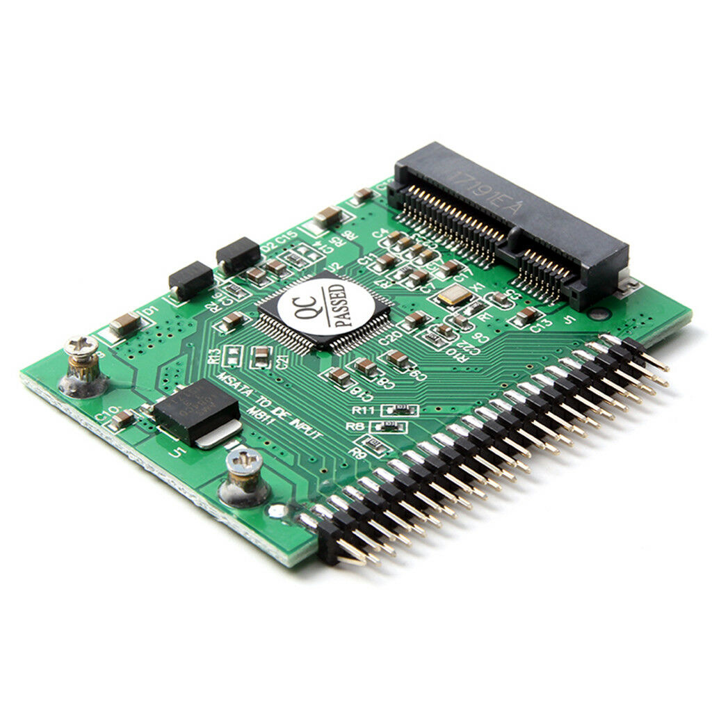 mSATA SSD to 44 Pin IDE Converter Adapter as 2.5 Inch IDE HDD 5 Volt For Laptop