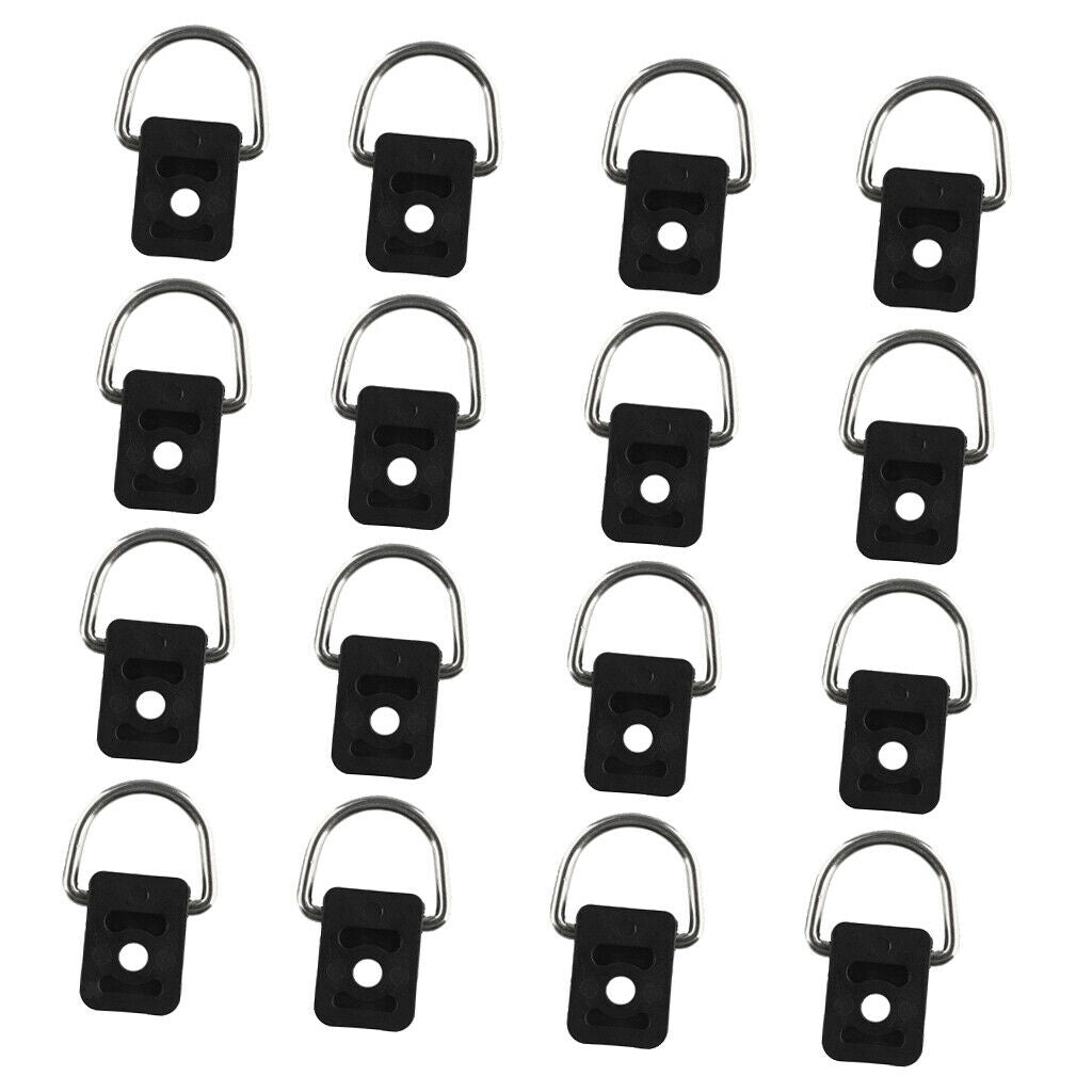 12Pcs D  Outfitting Fishing Rigging  Kit Accessory Black