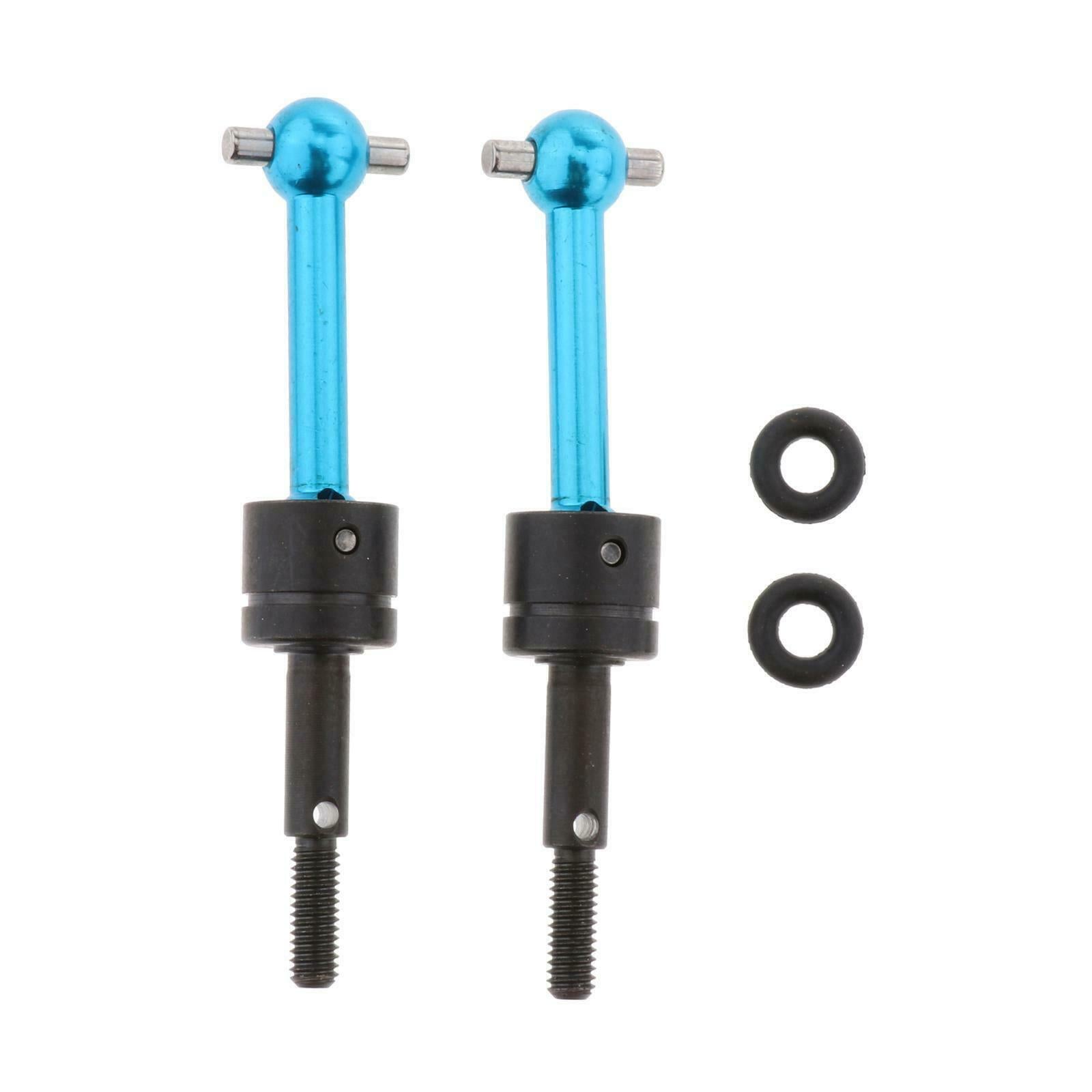 RC Car Drive Shaft, 2 Pcs Metal Drive Shaft Dogbone for TT-01 TT-02 1/10 RC