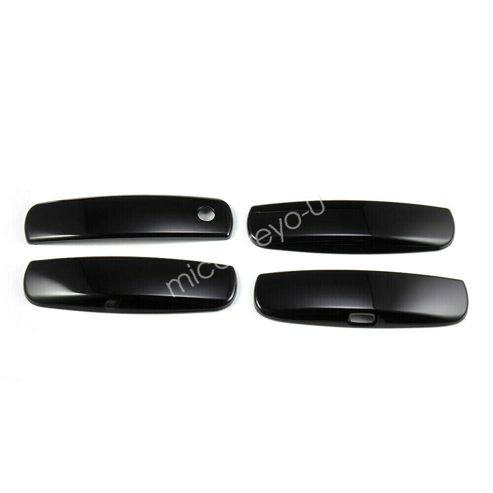 Gloss Black Door Handle Covers Decor Cover Trim For Dodge Charger 2011-2020