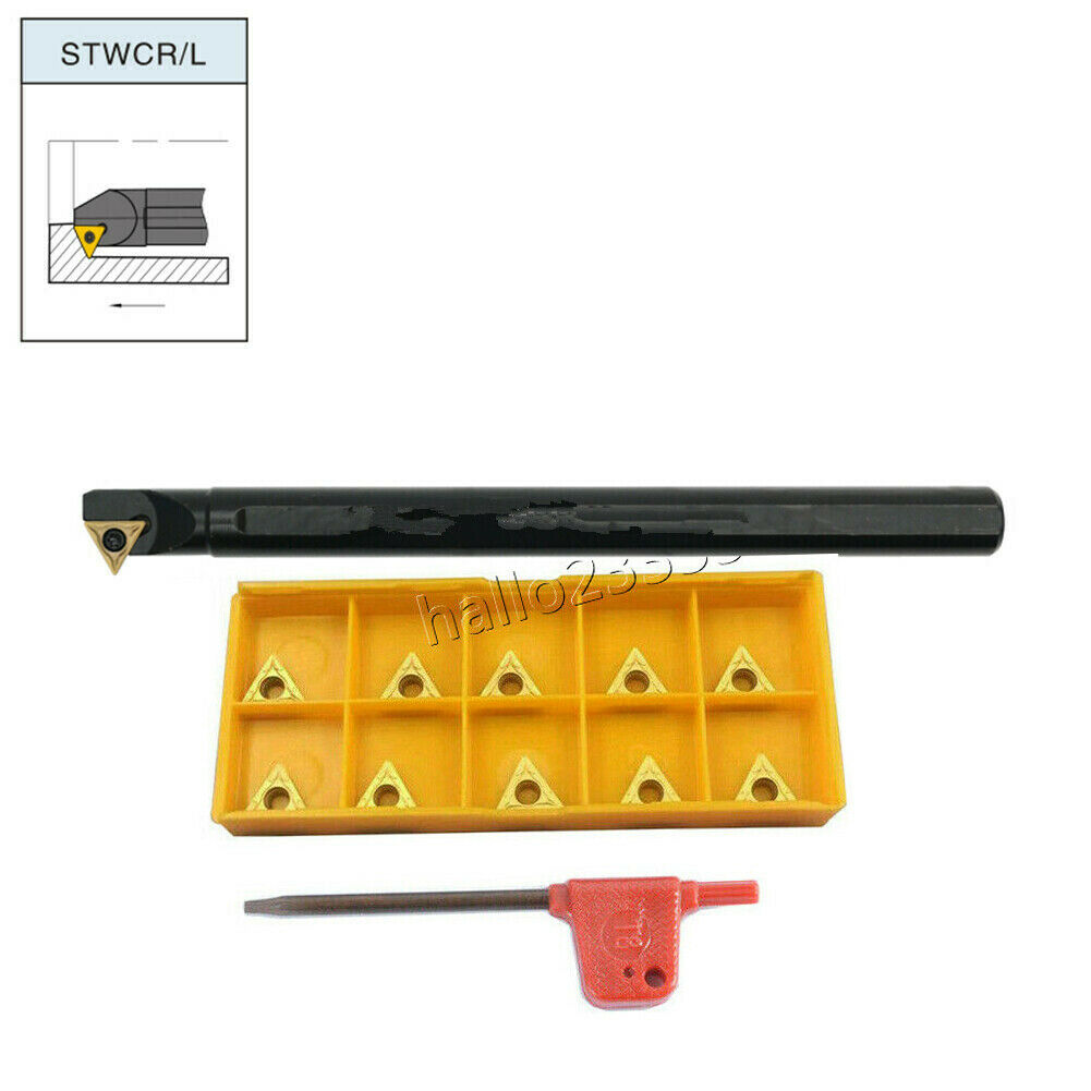 60° S10K STWCR11 Internal Turning Tool Holder Boring Bar+TCMT110204 BP010 insert