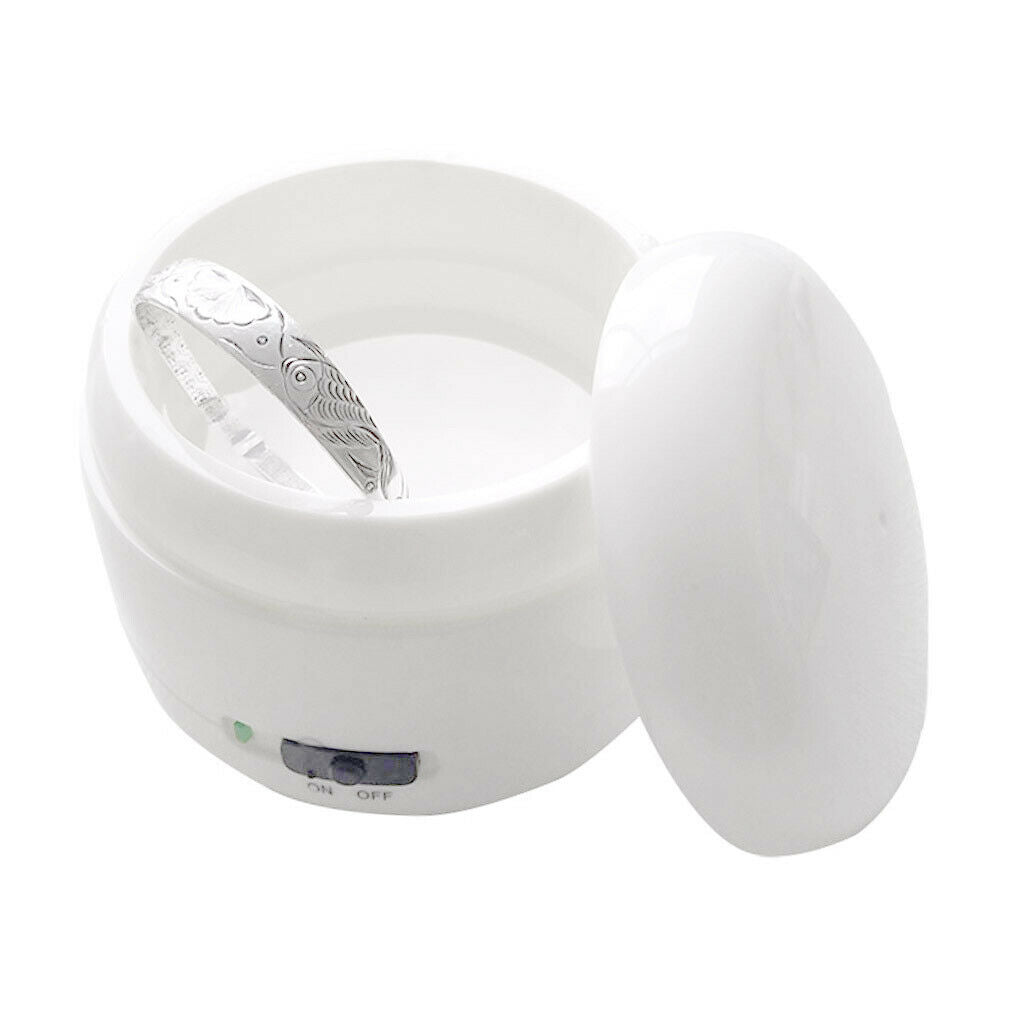 Compact Mini Cleaner for Jewelry Stones Watches Diamond Dentures Cleaning