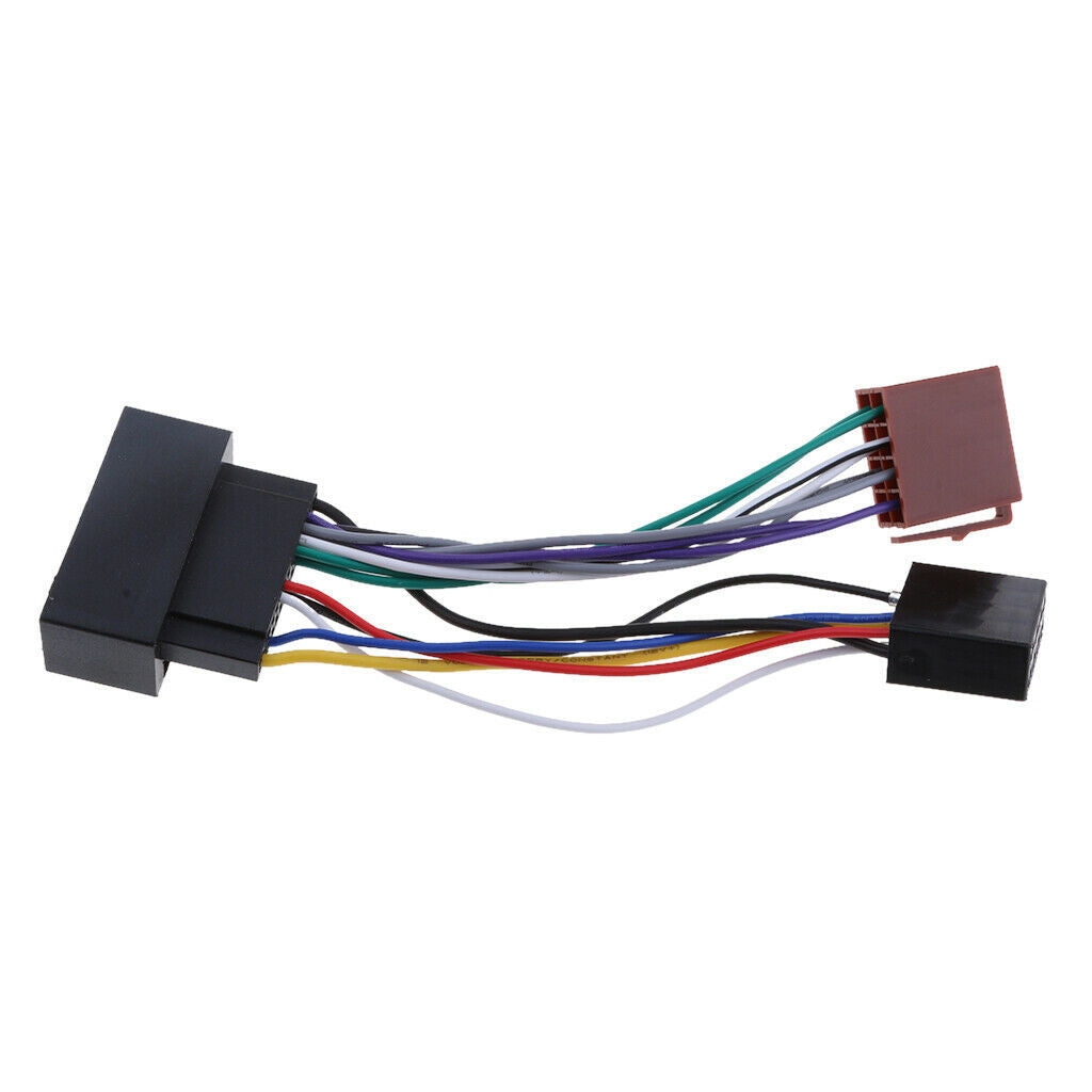 Car Radio Stereo Wiring Connections To ISO Connections Loom for Ford Fiesta