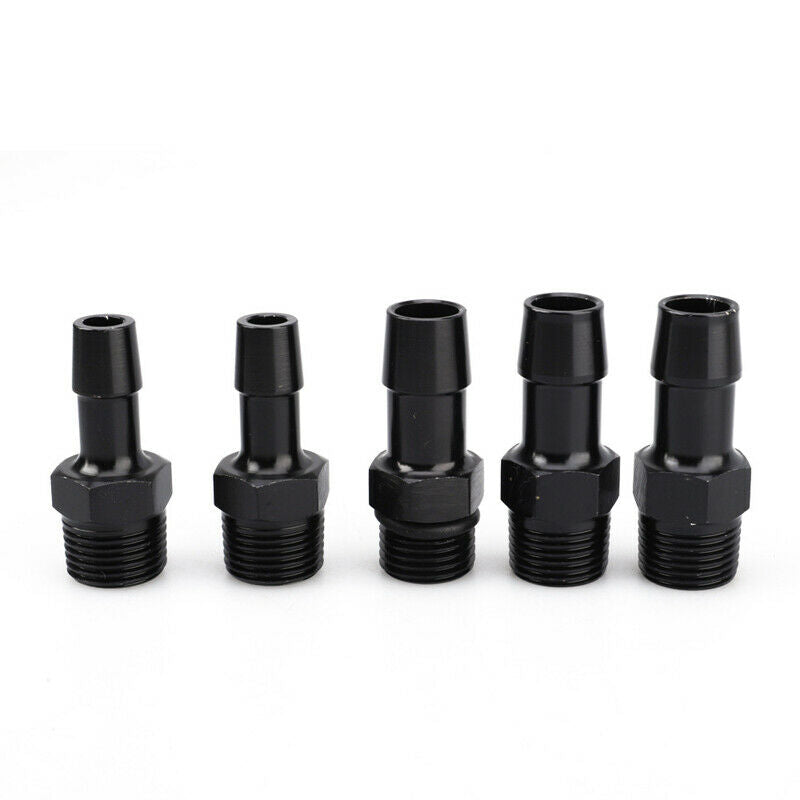 2-Port 3/8" NPT Oil Catch Can Tank Baffled Reservoir with Drain Valve Breather
