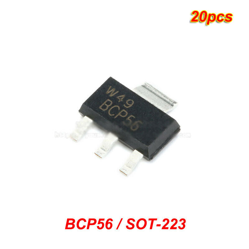 20pcs SMD BCP56 Transistor NPN SOT-223 Semiconductor Actives Triode