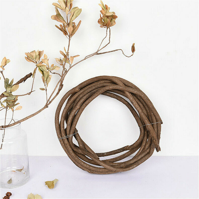 Natural Vine Wreath Dried Rattan 6M Tree Branches Rustic Wedding Wall Decor DIY
