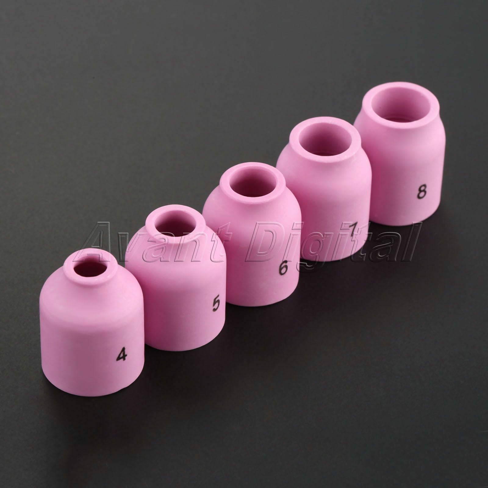 18PCS TIG Gas Lens Collet Body TIG Back Cap Welding Torch SR WP9 20 25 Supplies