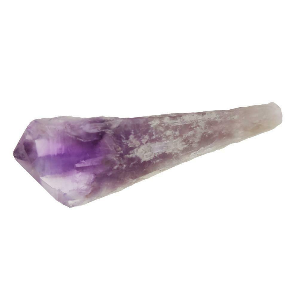 Amethyst Quartz Crystal Point Wand