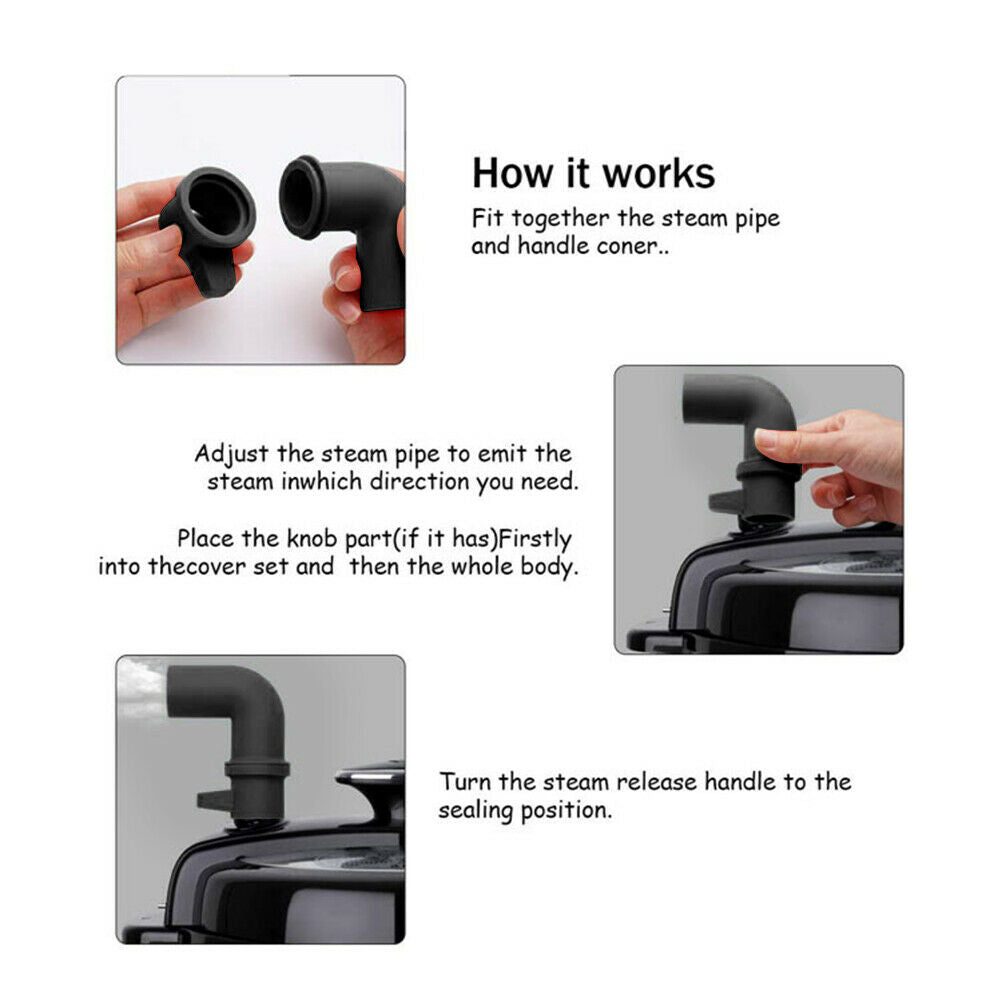 Outdoor Camping Steam Diverter Silicone Steam Release Diverter Steam Shunt