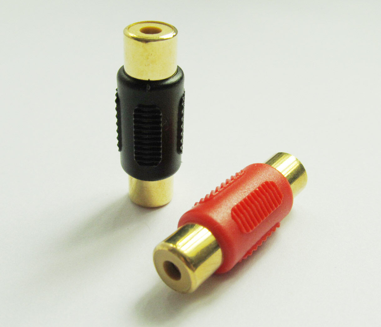 20x RCA Female Jack to Jack Adapter Connector Red+Black